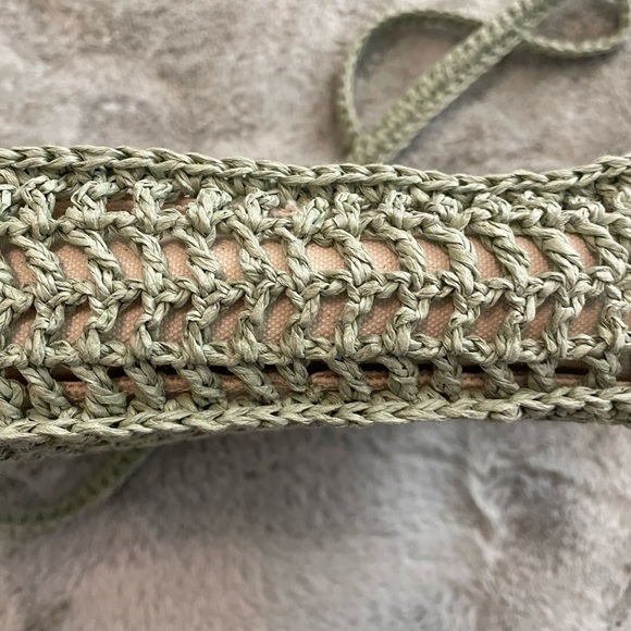 Madewell Green Crochet Crossbody Bag - Picture 7 of 8